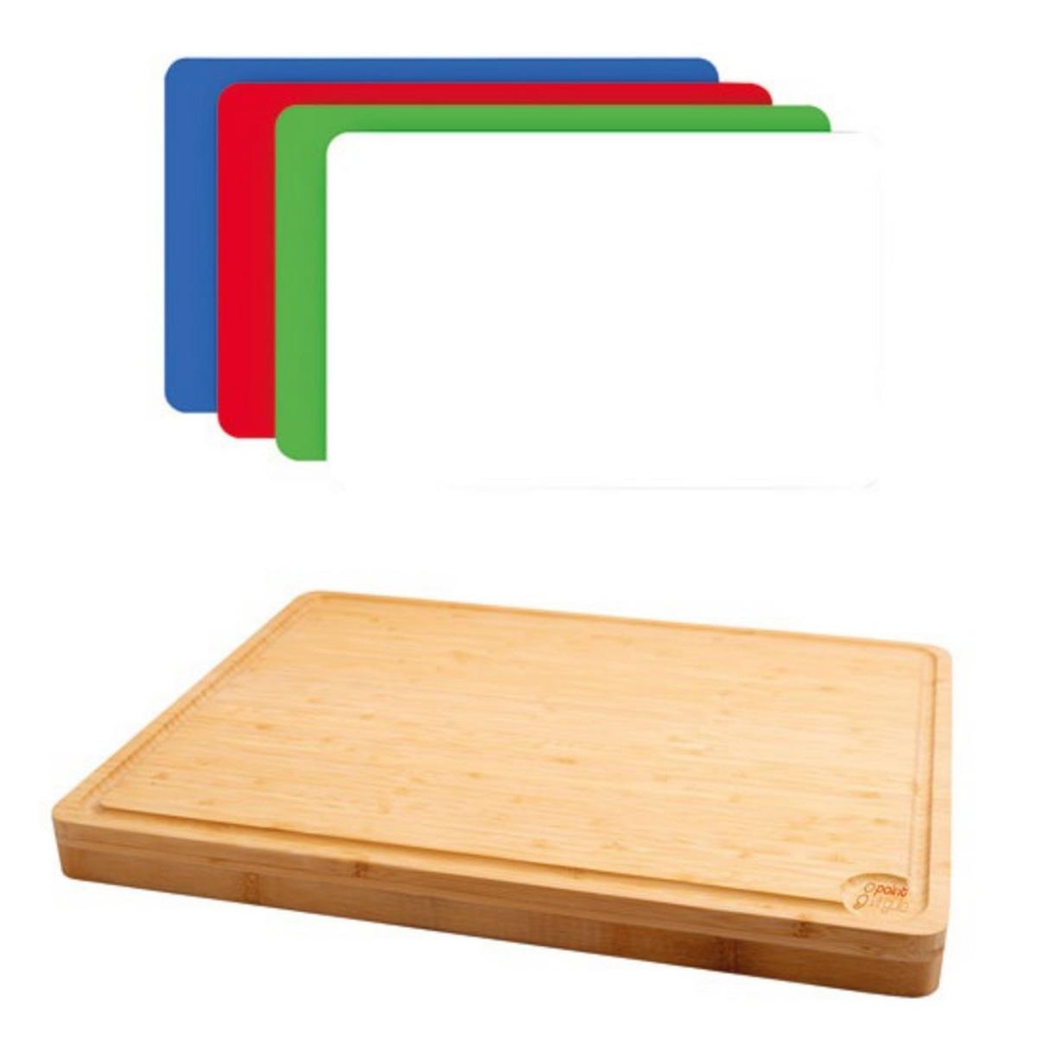 point virgule Planche à découper 45x35cm + 4 inserts - pv-bam-4001