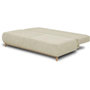 Voir la diapositive 4 : MARKET24 Banquette convertible 3 places MIKA - Velours côtelé Beige - Coffre de rangement - L 192 x H 84 x P 93 cm