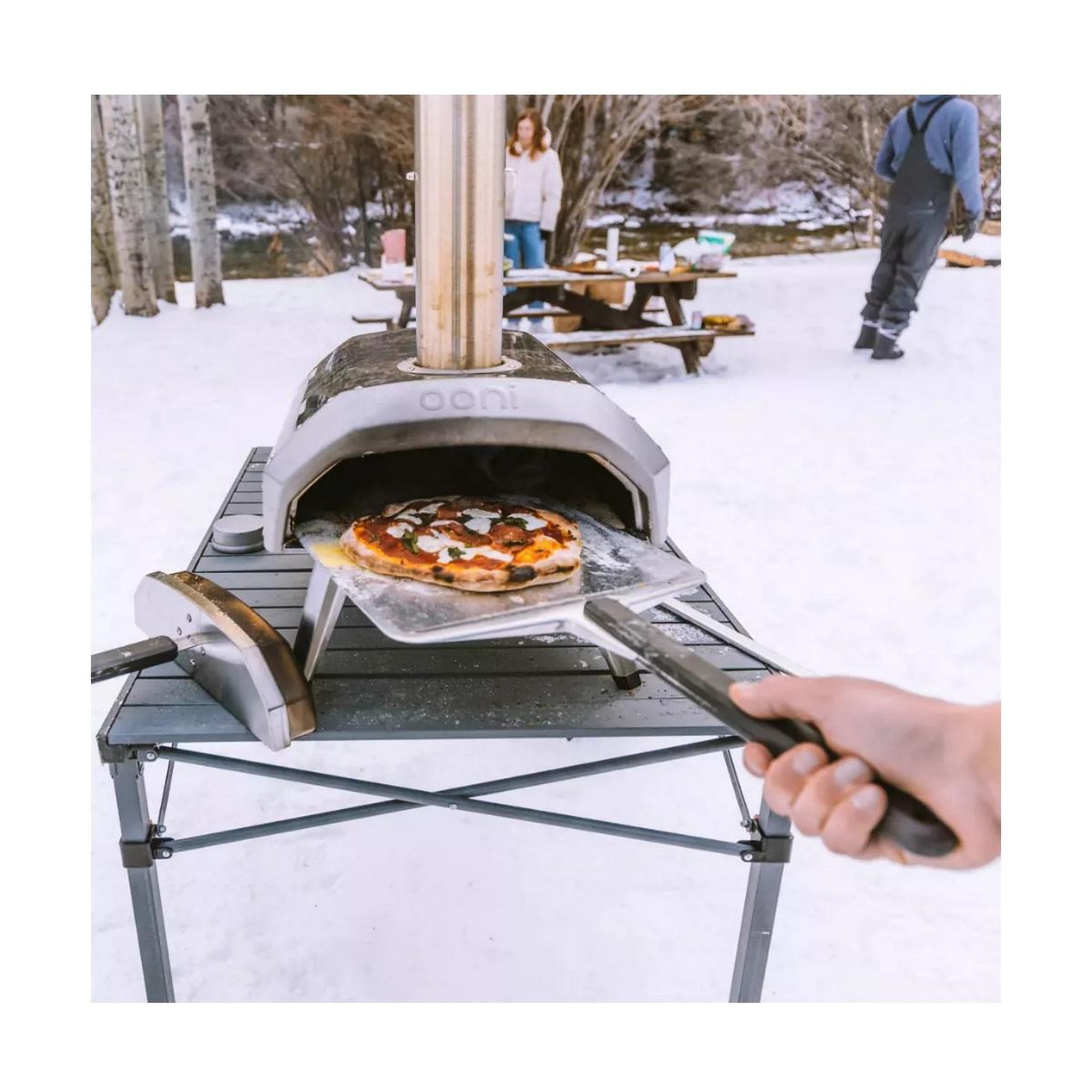 Voir la diapositive 3 : OONI Pelle à pizza 35cm inox - UU-P37E00