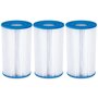 Voir la diapositive 1 : SUMMER WAVES Lot de 3 cartouches filtres A/C Summer Waves pour piscine
