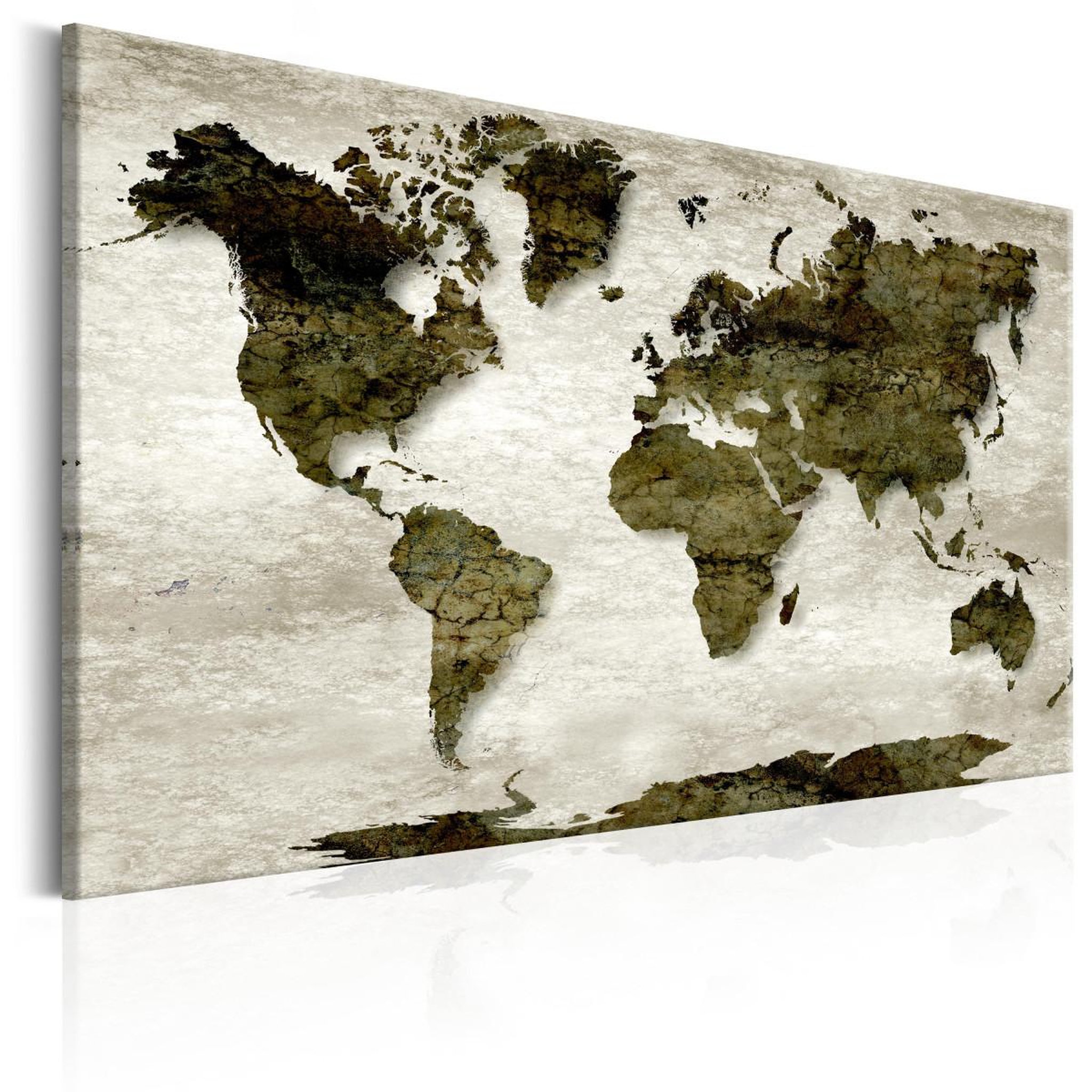 Paris Prix Tableau imprimé  world map : green planet  40x60cm