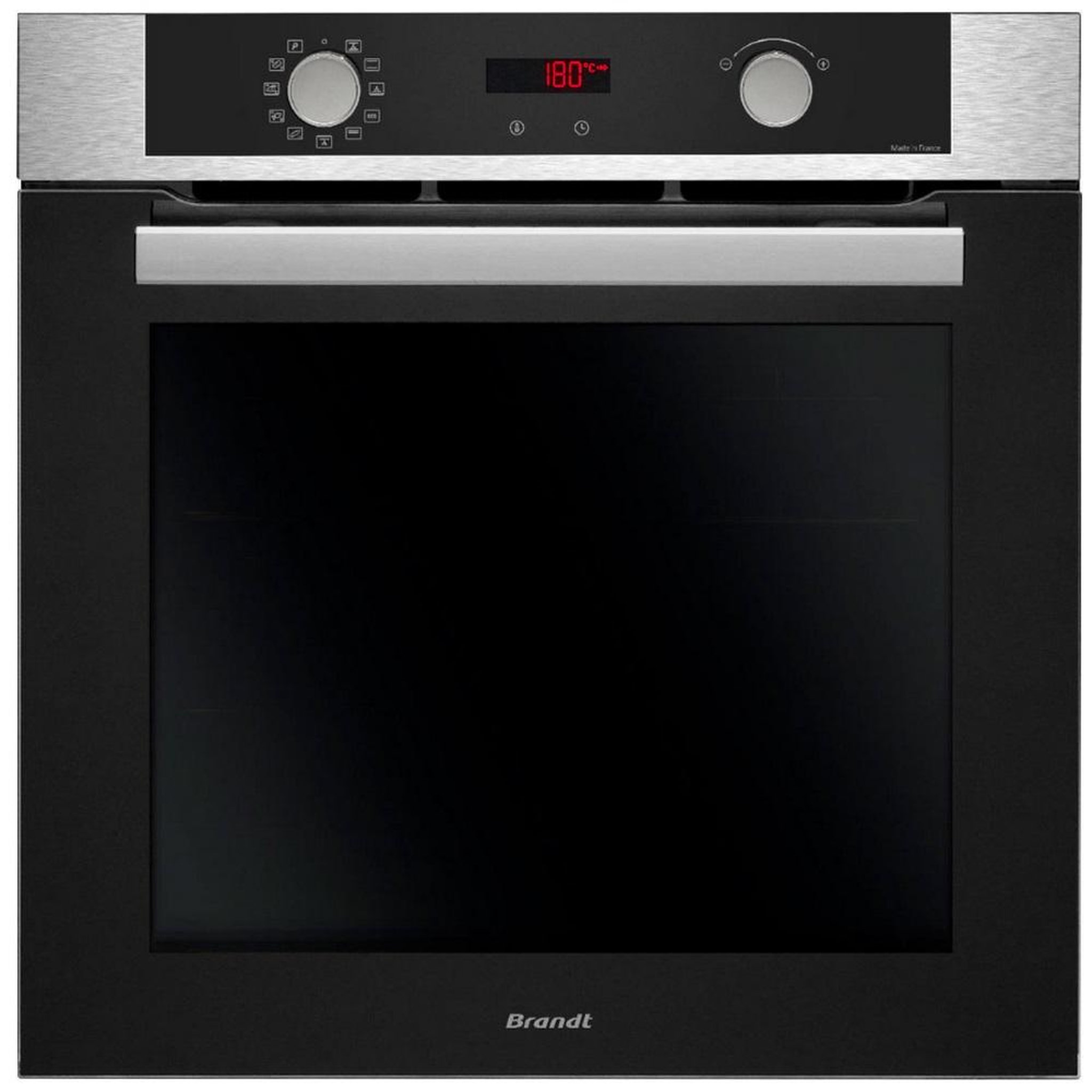Voir la diapositive 1 : BRANDT Four intégrable multifonction 67l 60cm pyrolyse inox - bop2112x