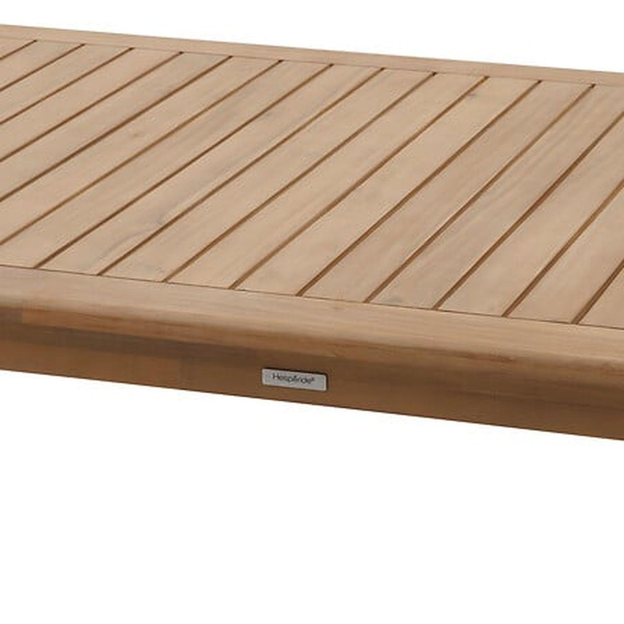 Voir la diapositive 5 : HESPERIDE Table de jardin fixe rectangulaire en bois deona - marron