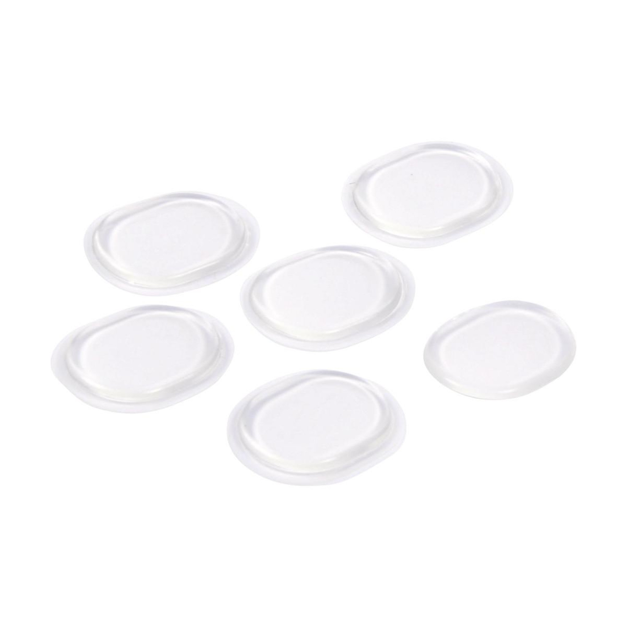 HOMEA Lot de 6 protections pour pied 3cm transparent