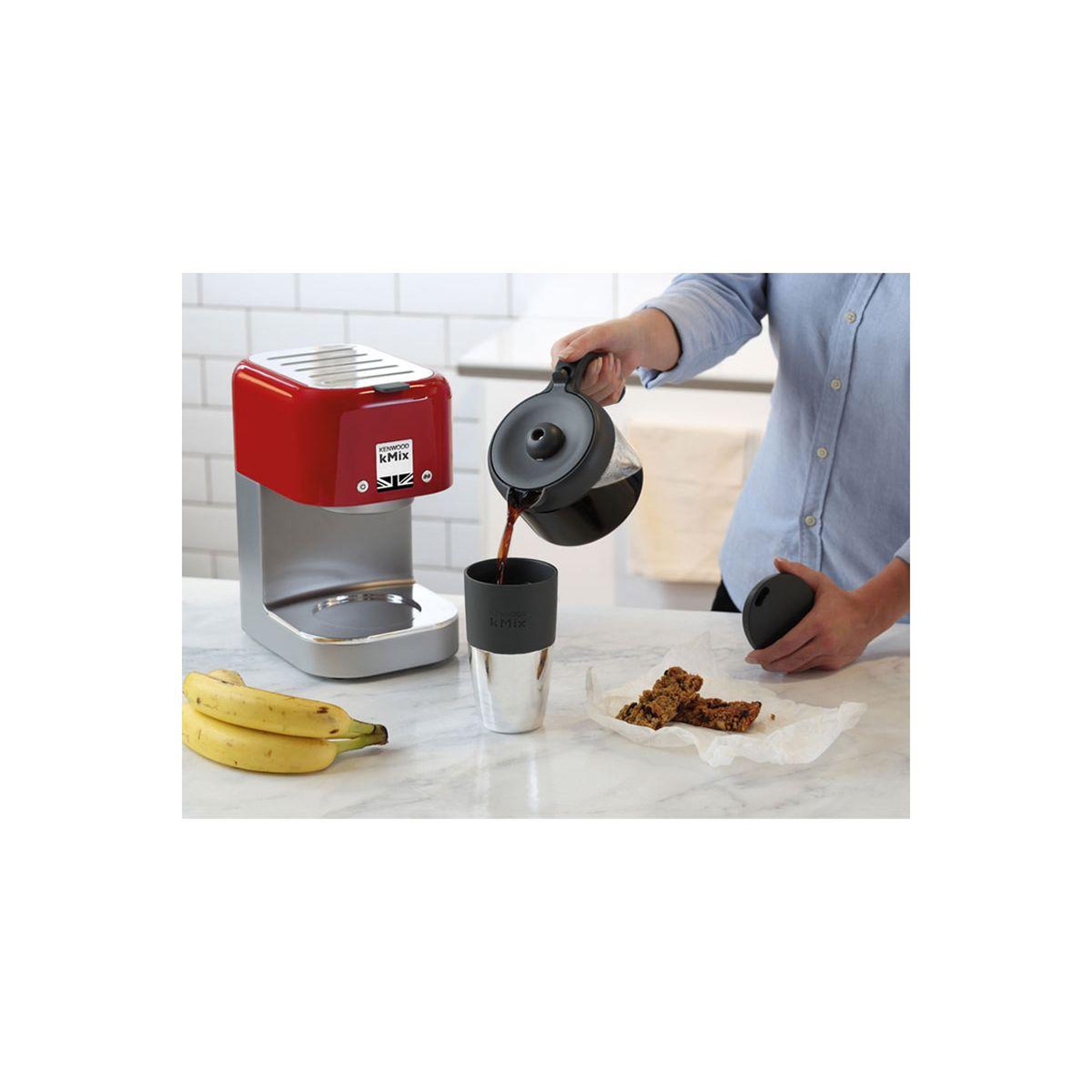 Voir la diapositive 4 : KENWOOD Cafetière filtre cox750rd kmix rouge vermillon