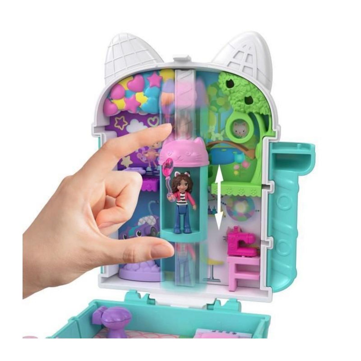 POLLY POCKET Polly Pocket - Coffret Gabby et la maison magique - 9 accessoires - Polly Pocket - JFV02
