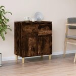 VIDAXL Buffet Chene fume 60x35x70 cm Bois d'ingenierie