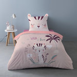 Dourev Housse de couette 140x200 Katie + 1 taie 100% coton