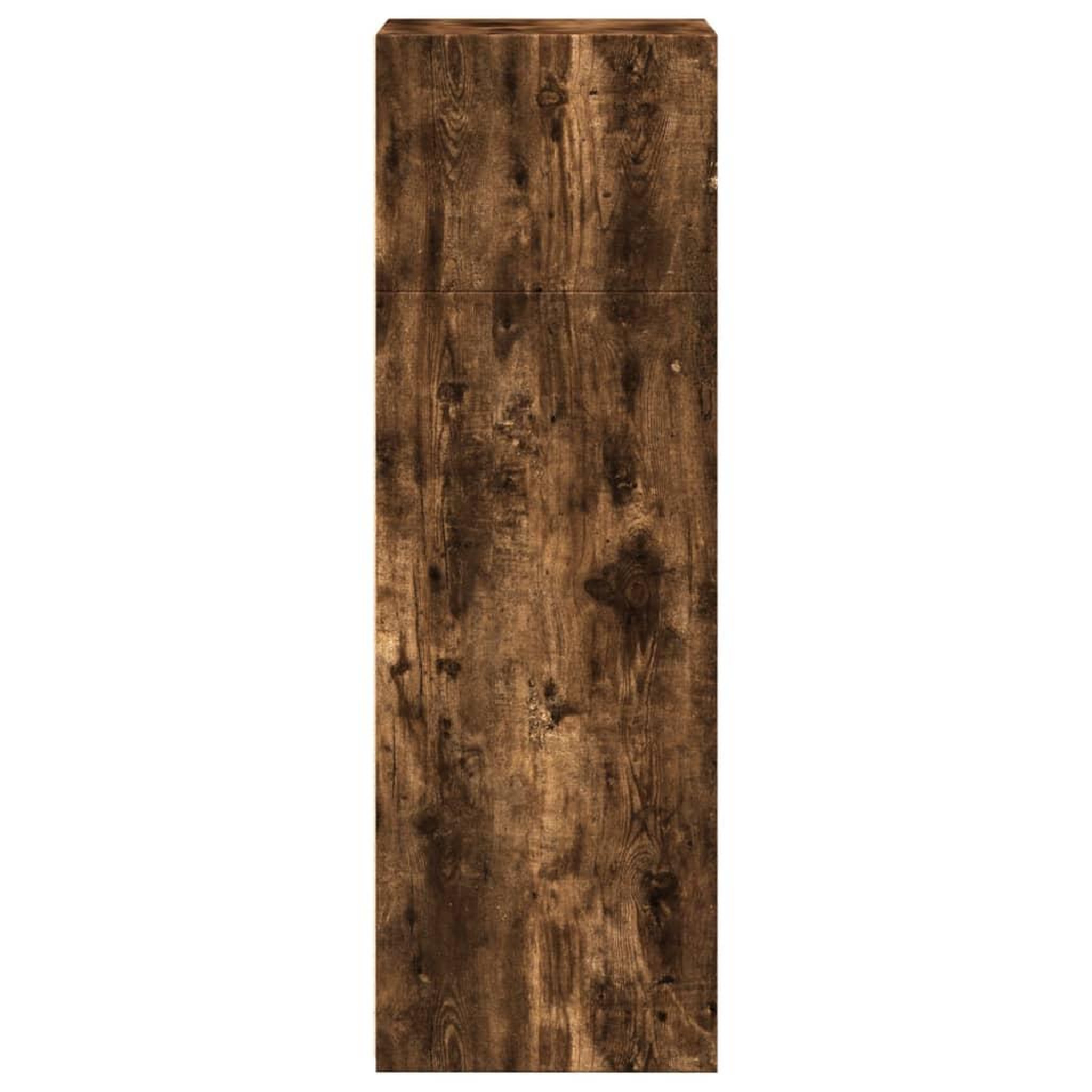 Voir la diapositive 5 : VIDAXL Buffet haut chene fume 45x41x124 cm bois d'ingenierie