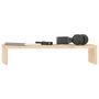 Voir la diapositive 5 : VIDAXL Support pour moniteur 50x27x10 cm Bois de pin solide