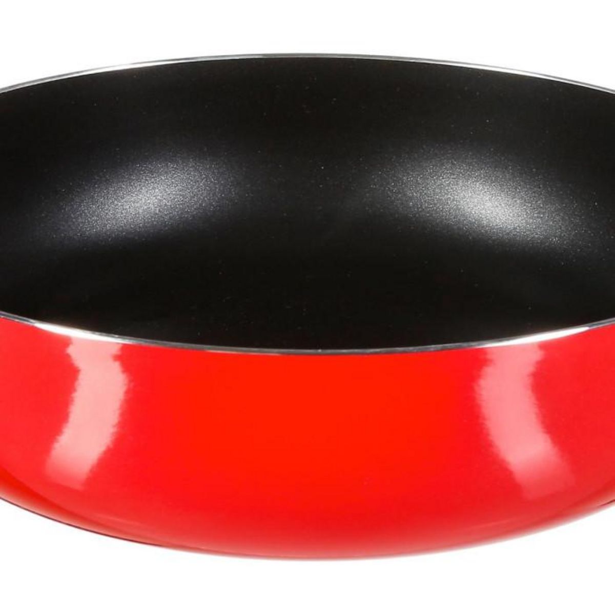 FIVE Sauteuse en Alumunium  Essentielle  28cm Rouge
