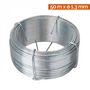 Voir la diapositive 2 : LINXOR Fil d'attache en acier galvanisé pour grillage ou autre - 50 m x 1.3mm Ø - Gris