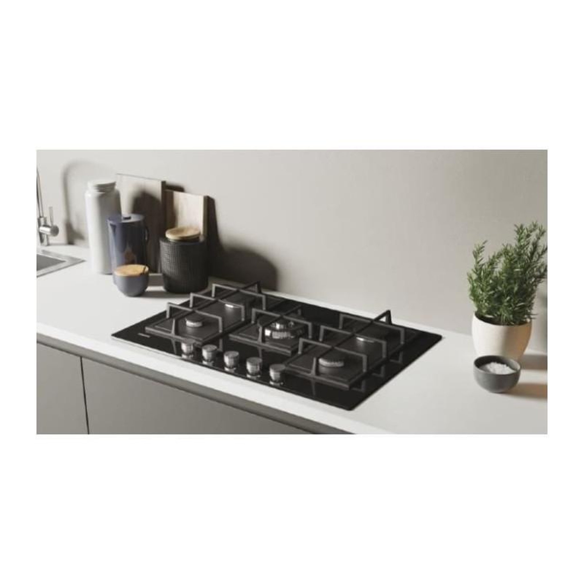 Voir la diapositive 2 : Rosieres Plaque de cuisson induction ROSIERES - 3 feux - 59 x 52 x 5,8 cm - RI633CBB