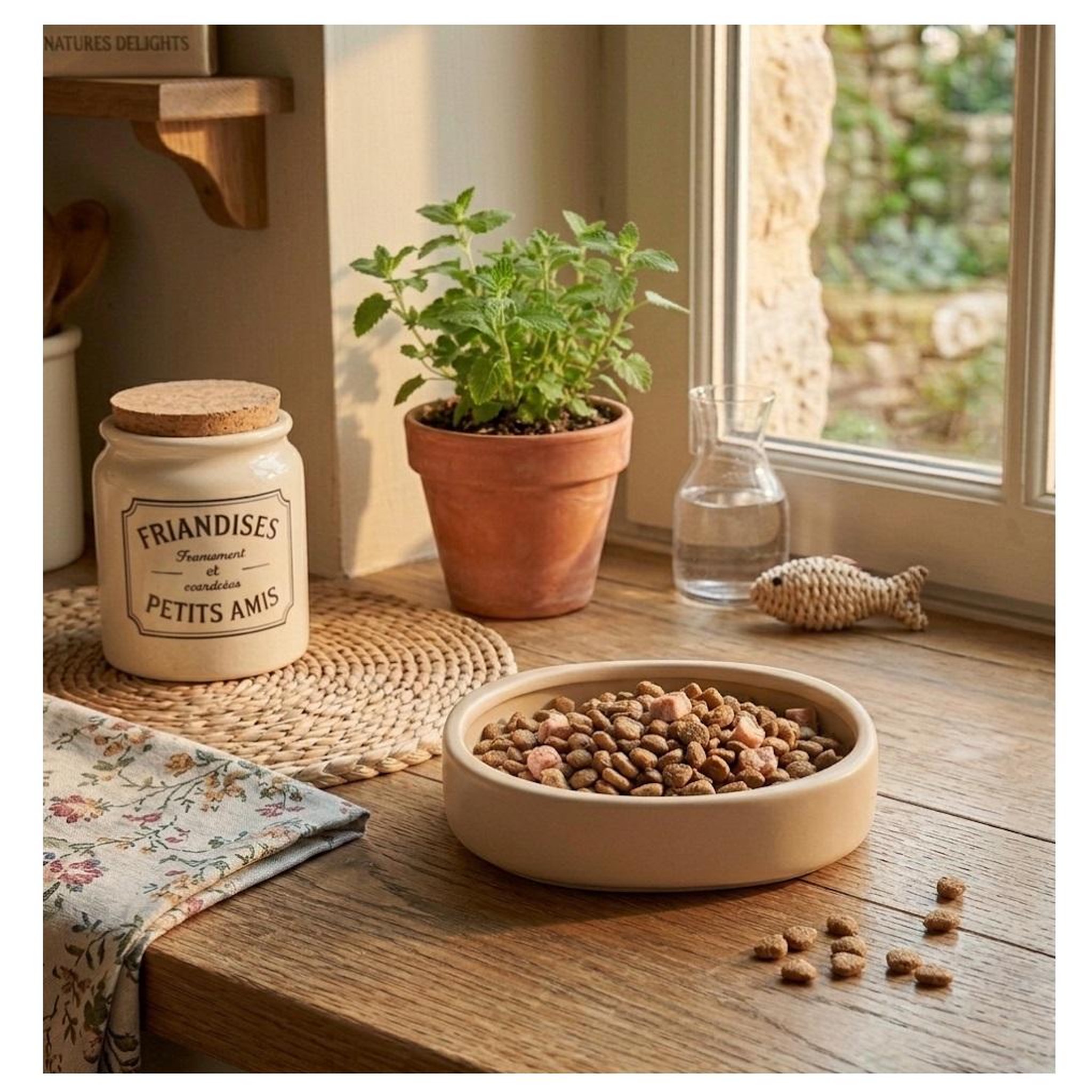 Voir la diapositive 3 : Eden Gamelle ronde pour chat nourriture et eau zara