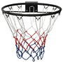 Voir la diapositive 2 : VIDAXL Cerceau de basket Noir 45 cm Acier