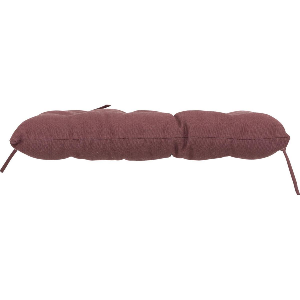 ATMOSPHERA Galette de chaise ANJALI - 38 x 38 cm - Prune