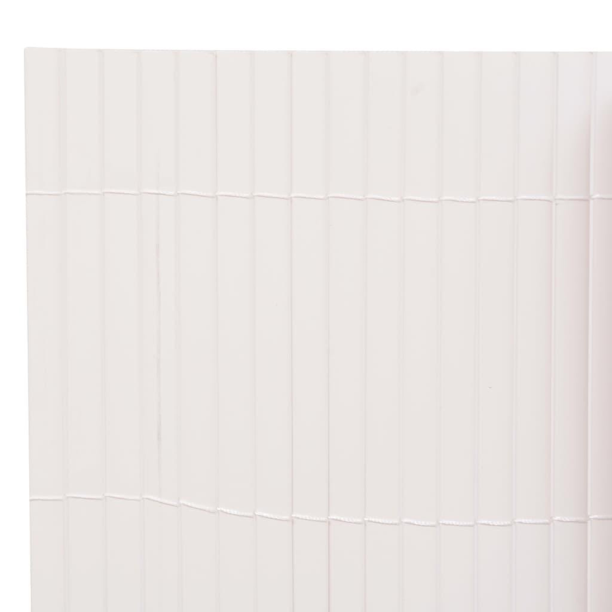 Voir la diapositive 5 : VIDAXL Cloture de jardin double face 110x300 cm Blanc