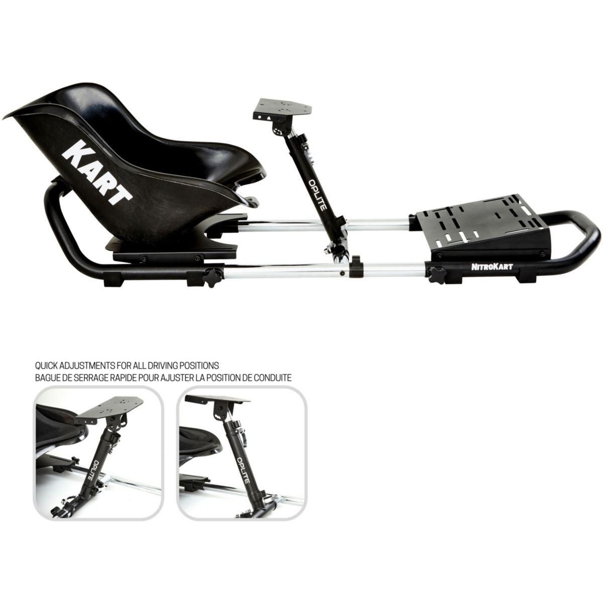 OPLITE Siège de simulation Nitrokart Family Pack Cockpit