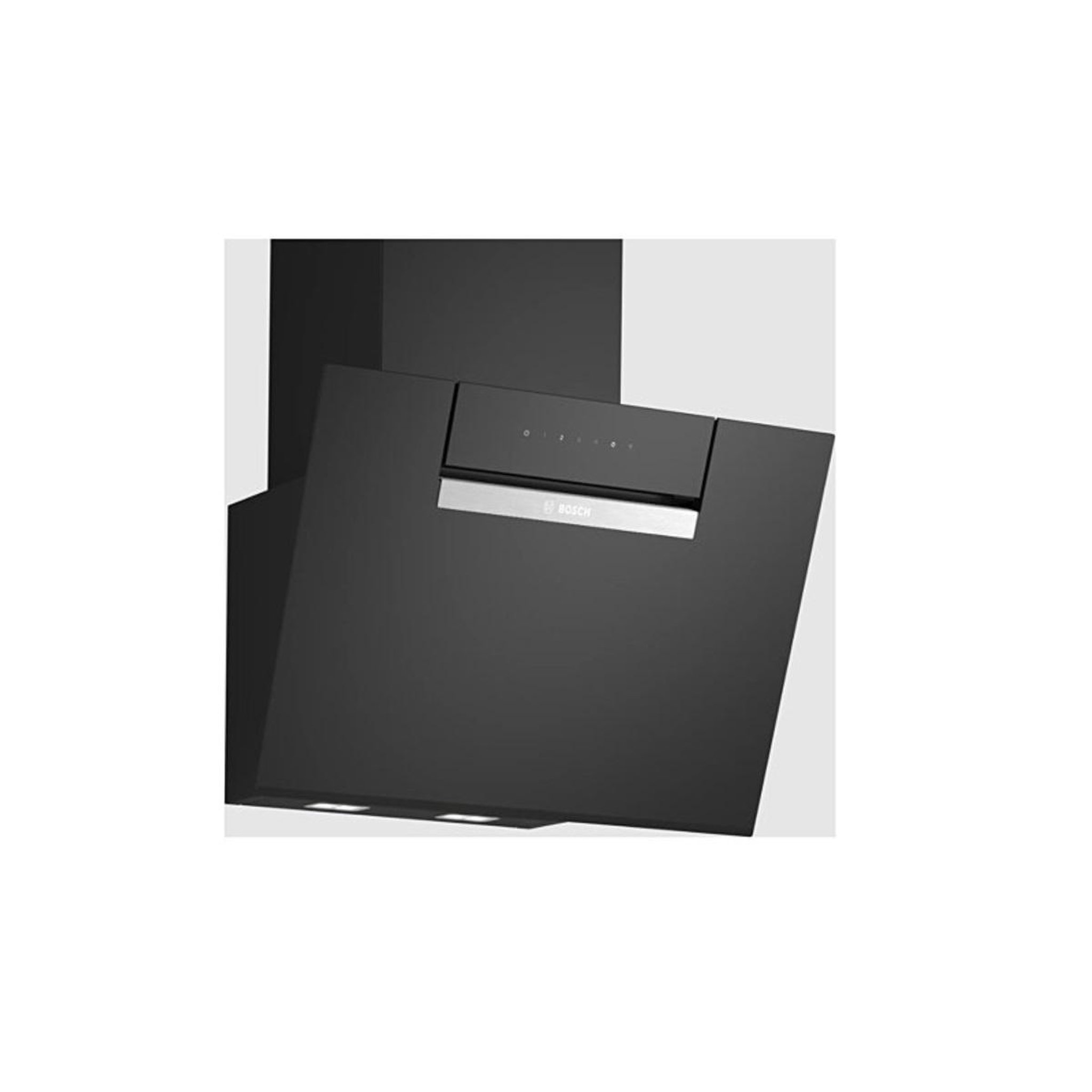 BOSCH Hotte décorative inclinée 60cm 768m³/h noir - dwk67fn60