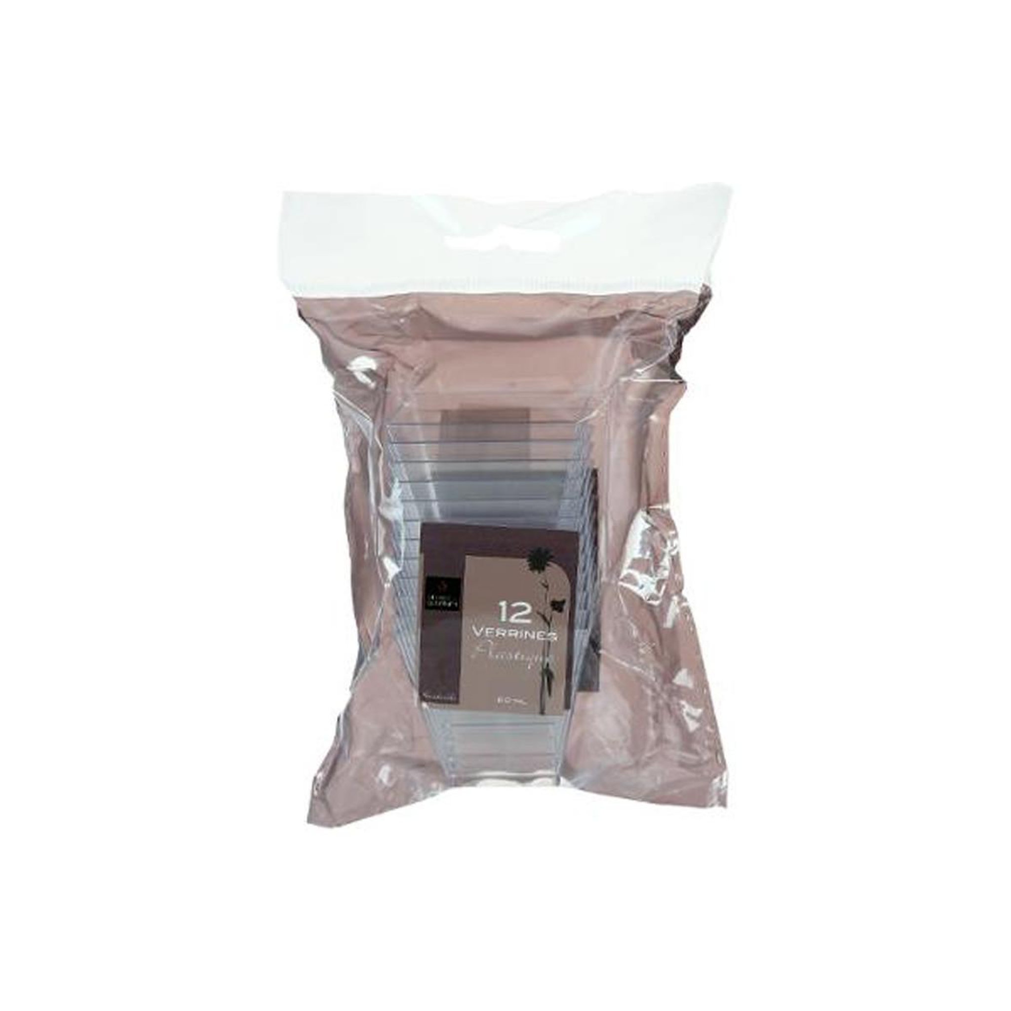 Voir la diapositive 3 : FIVE Lot de 12 Verrines Plastique Réutilisable  Carré  6cl Transparent
