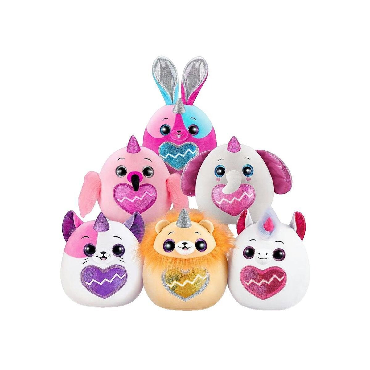 ZURU Peluche interactive Zuru Rainbocorns Eggzania série 1 multicolore