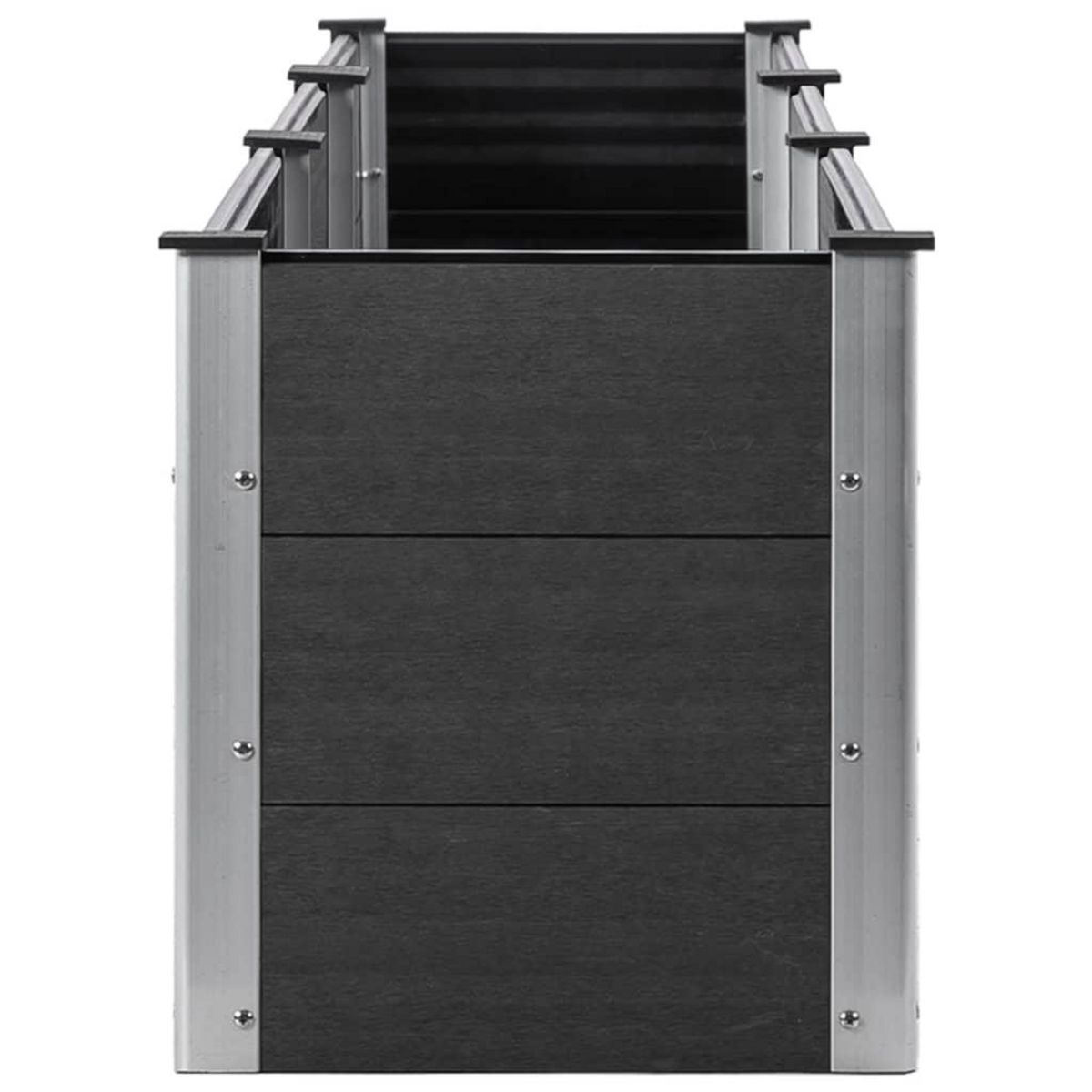 VIDAXL Plate-forme surelevee de jardin 300x50x54 cm WPC Gris