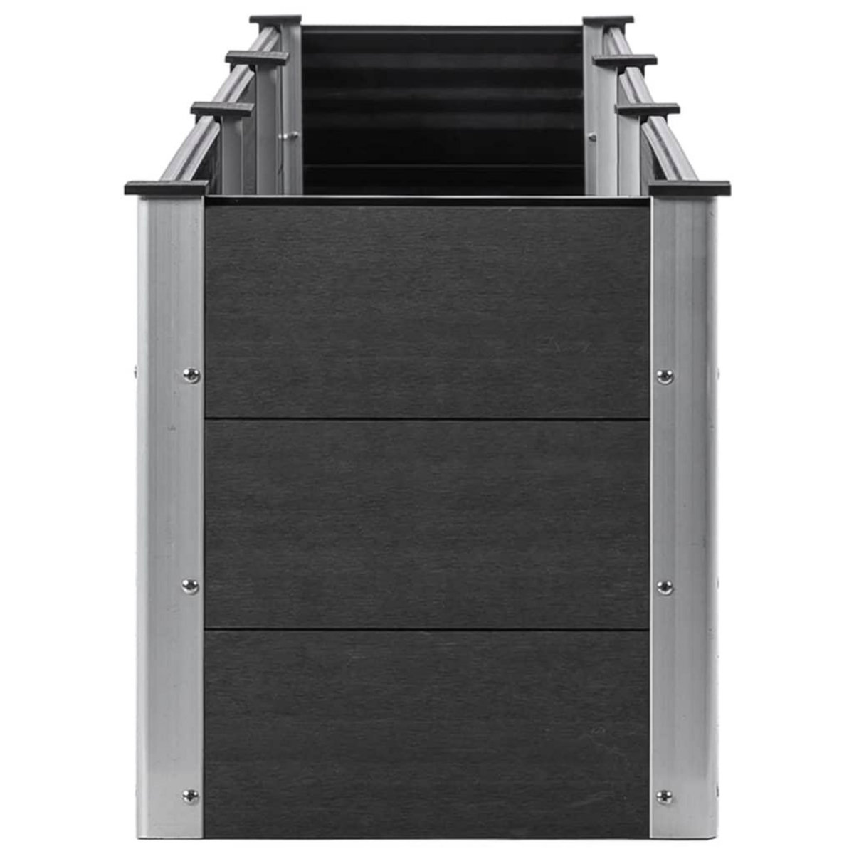 VIDAXL Plate-forme surelevee de jardin 300x50x54 cm WPC Gris