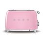 Voir la diapositive 2 : SMEG Grille-pain TSF03PKEU Rose