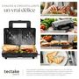 Voir la diapositive 5 : tectake Appareil à sandwichs avec boîtier en aluminium résistant à la chaleur, 1000 W argent