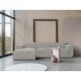 Voir la diapositive 3 : BEST MOBILIER Felix - canapé modulable d'angle gauche 4 places en tissu texturé