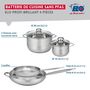 Voir la diapositive 2 : ELO Ensemble de 2 Poêles de cuisson 24 et 32 cm et 2 faitouts 14 et 20 cm Elo Profi Brillant
