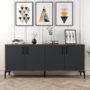 Voir la diapositive 2 : CONCEPT USINE Buffet 180 cm style industriel ARKEL