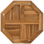 Voir la diapositive 5 : VIDAXL Dessus de table 60x60x2,5 cm octogonal bois de teck massif