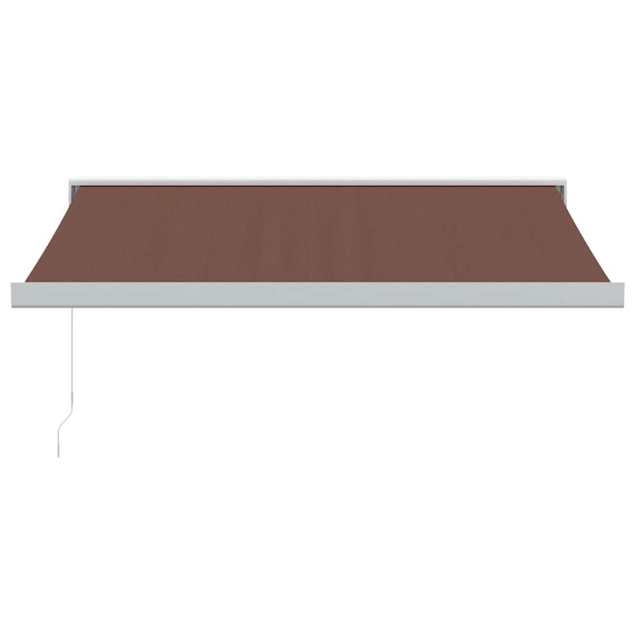 Voir la diapositive 3 : VIDAXL Auvent manuel retractable marron 300x250 cm