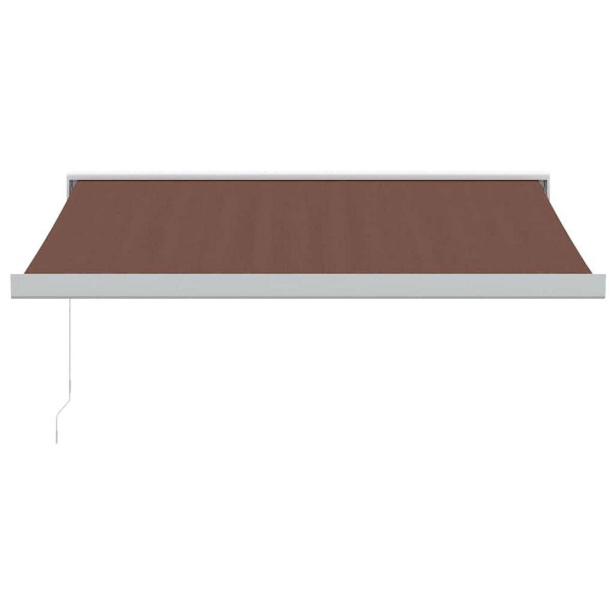 VIDAXL Auvent manuel retractable marron 300x250 cm