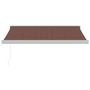 Voir la diapositive 3 : VIDAXL Auvent manuel retractable marron 300x250 cm
