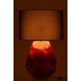 Voir la diapositive 3 : Paris Prix Lampe à Poser en Céramique  Akane  85cm Rouge