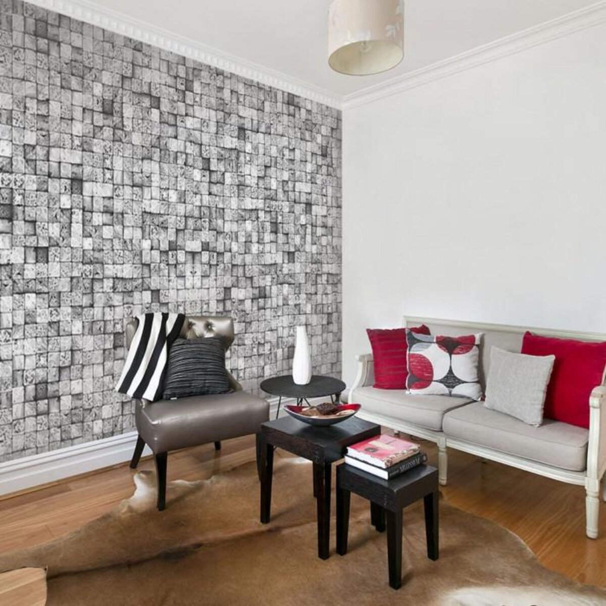 Paris Prix Papier Peint  Gray Background  50x1000cm