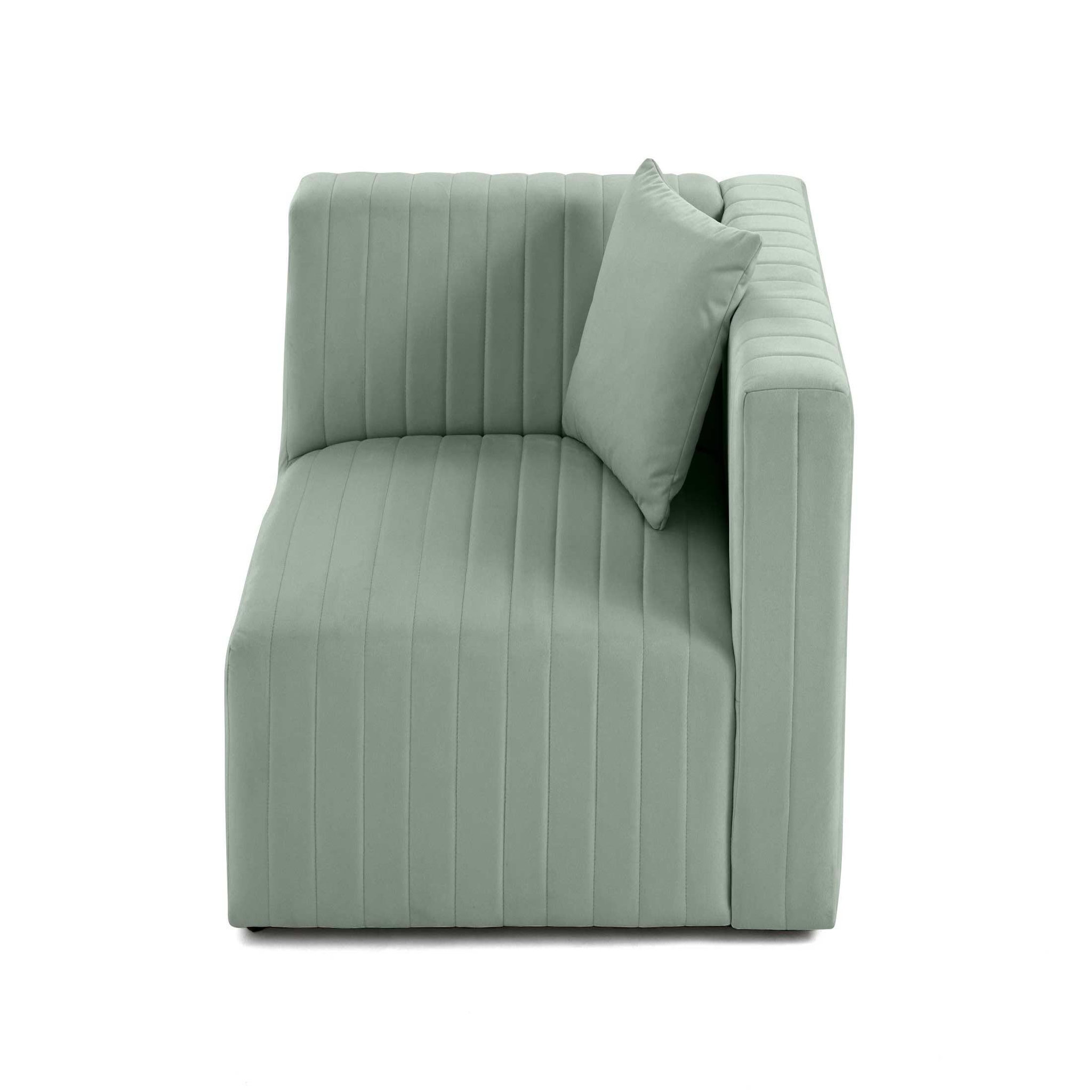 Voir la diapositive 6 : LISA DESIGN Nova - module d'assise droit - en velours
