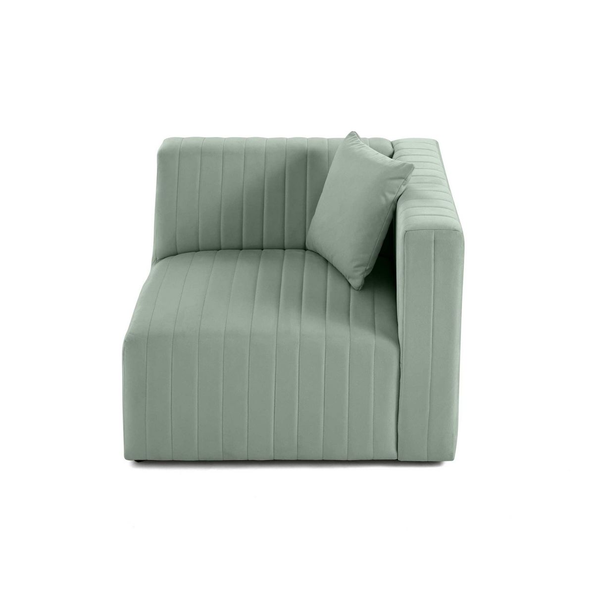 LISA DESIGN Nova - module d'assise droit - en velours