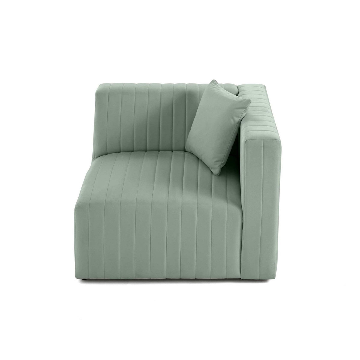 LISA DESIGN Nova - module d'assise droit - en velours