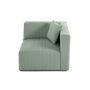 Voir la diapositive 6 : LISA DESIGN Nova - module d'assise droit - en velours