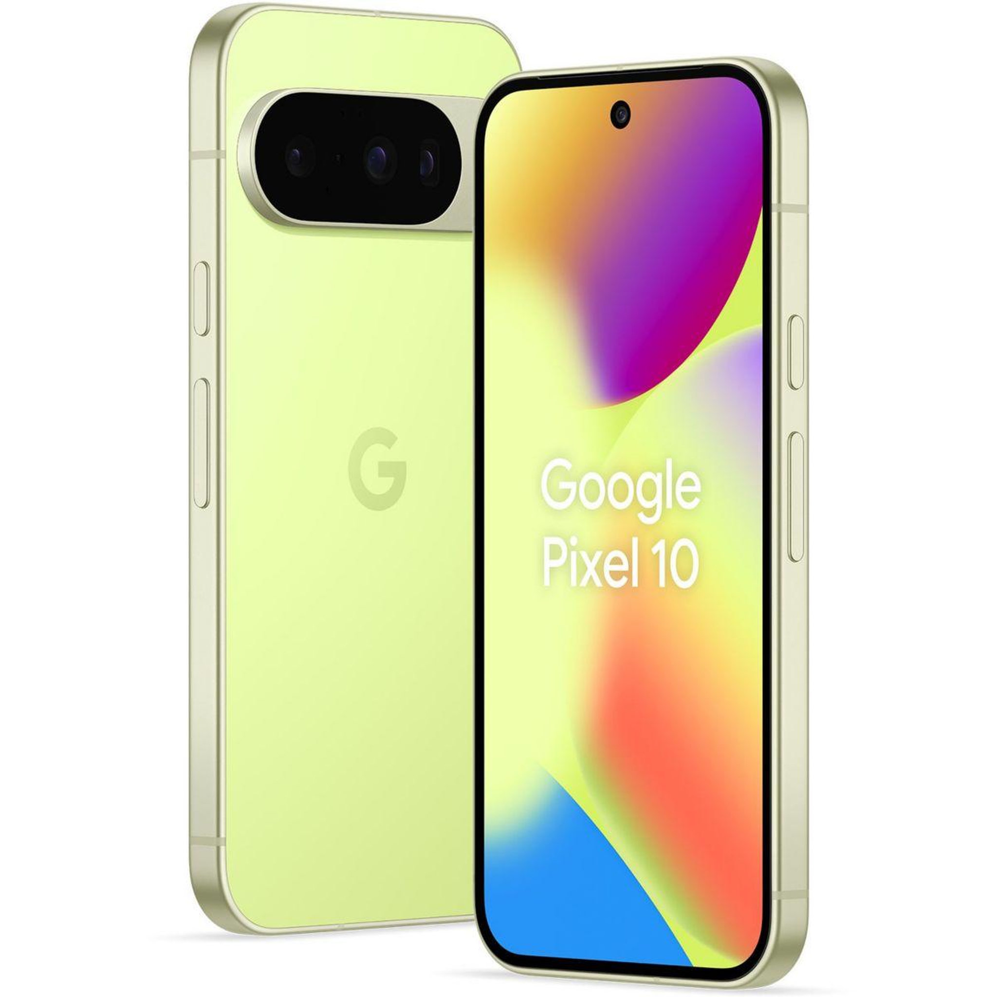 Voir la diapositive 2 : GOOGLE Smartphone Pixel 10 Citron Vert 256Go