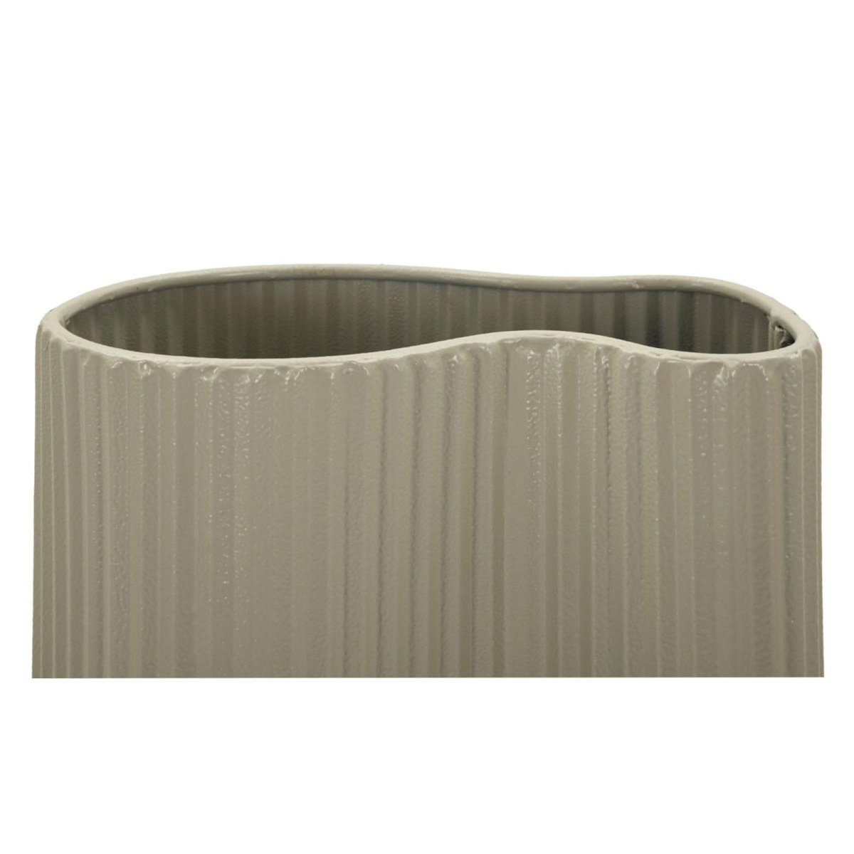Paris Prix Vase Design en Métal  Frankfurt  36cm Beige Foncé