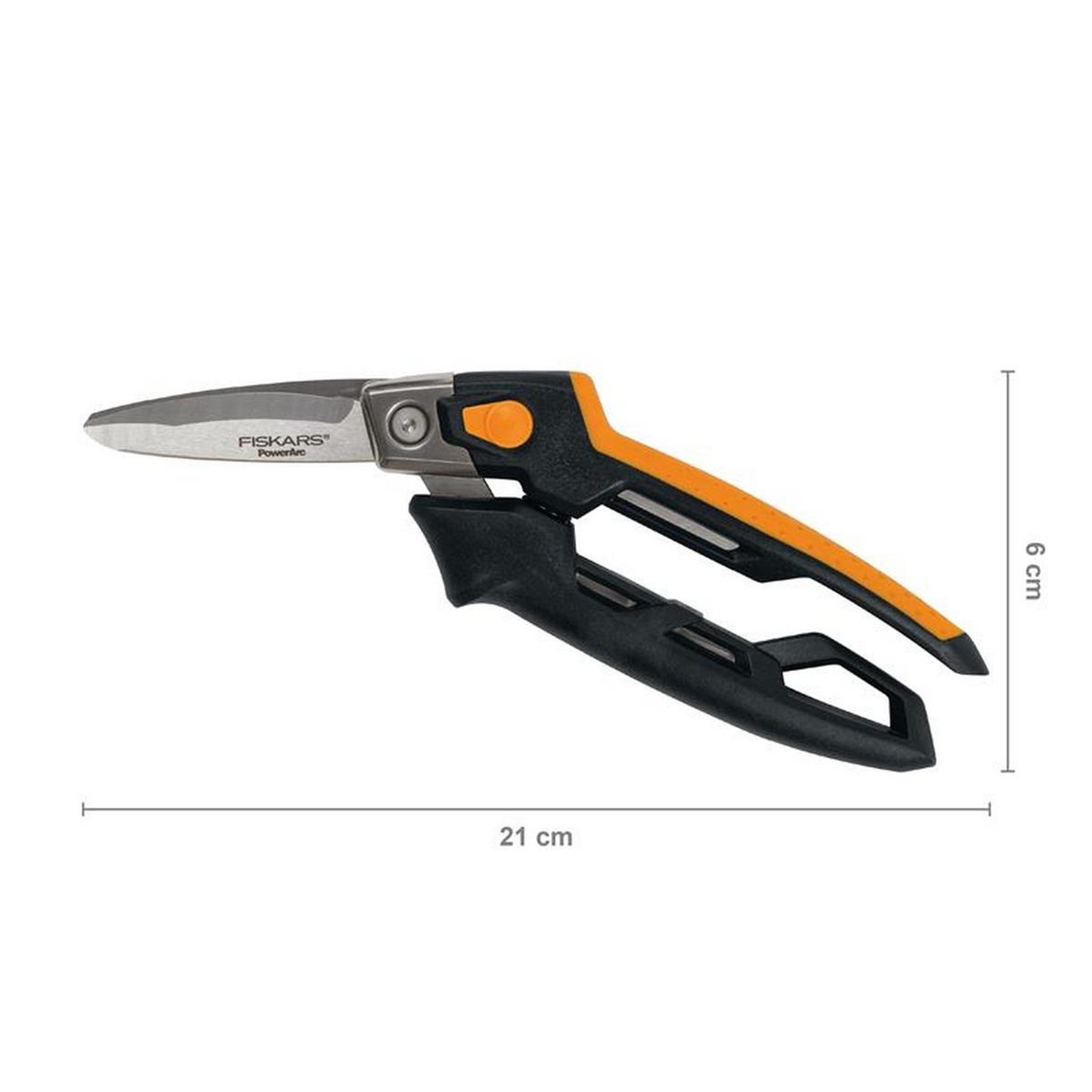 Voir la diapositive 2 : Fiskars Cisaille matériaux résistants 21cm noir - 1027206