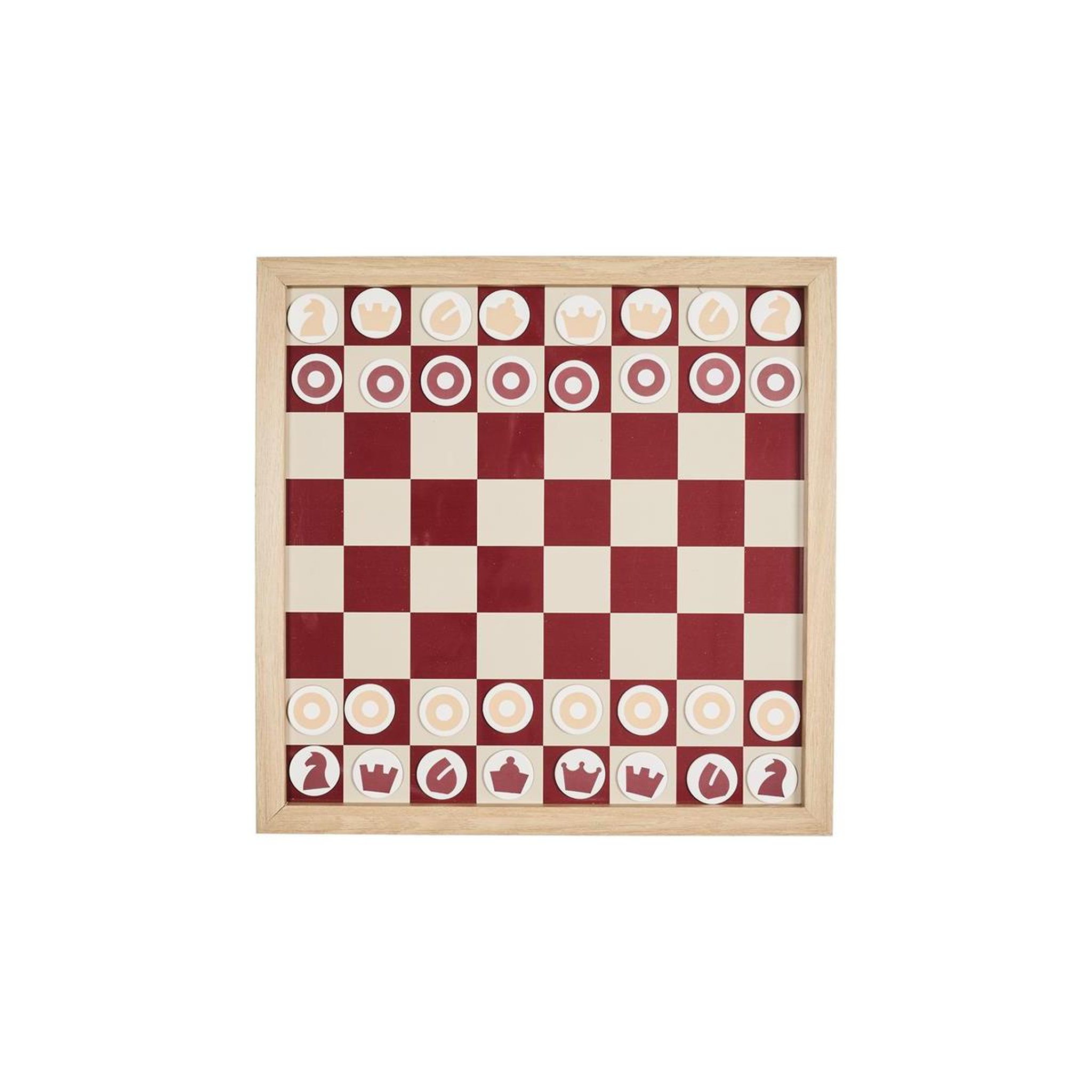 Voir la diapositive 3 : MISTER GADGET Jeu d'échecs aimanté  mural  40cm multicolore
