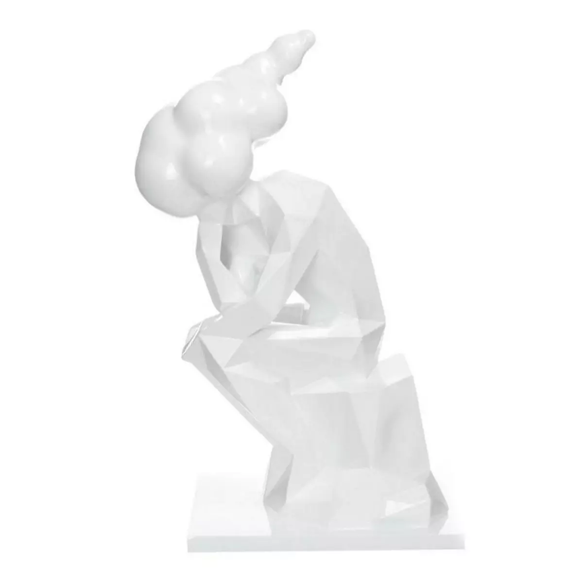 Paris Prix Statue Design  Sculpture Kenya  47cm Blanc