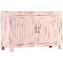 Voir la diapositive 1 : VIDAXL Buffet Rose clair 110x35x70 cm Bois de manguier massif
