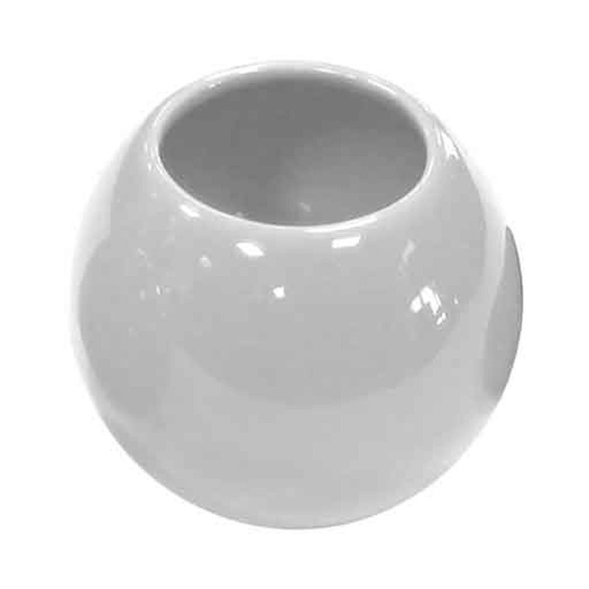 Douceur d'Intérieur Gobelet de salle de bain  bullea  9cm blanc