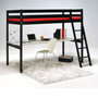 Voir la diapositive 2 : Lit Mezzanine ASTRID 90X190 cm + bureau 